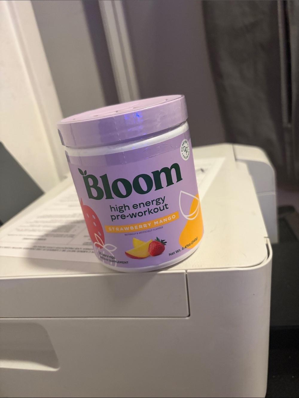 bloom Pre-Workout - Lavender Tub with Fruit Accents